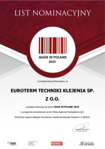 Nomination for the MADE IN POLAND 2025 title!